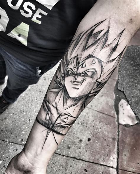 tatuajes anime blanco y negro